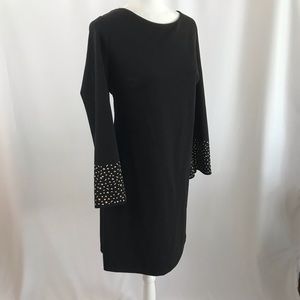 Black dress with silver and gold beads (#149)